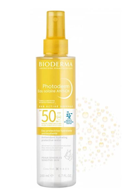 Bioderma Photoderm Anti OX Sun Protective Water SPF50 Yaşlanma Karşıtı Antioksidan Güneş Koruyucu 200 ml