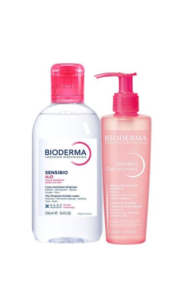 Bioderma Sensibio H2O 250ml + Sensibio Cleansing Foaming Gel 200ml