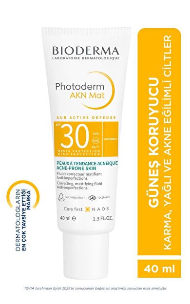 Bioderma Photoderm AKN Mat SPF30 40 Ml- PUANLI