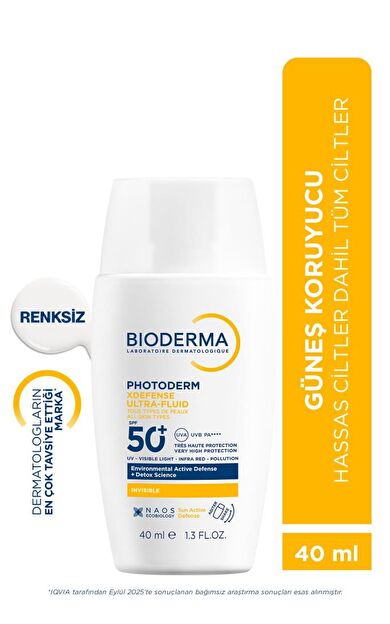 Bioderma Photoderm XDefense Ultra-Fluid Spf50+ 40 Ml- PUANLI- SKT: 11/2028