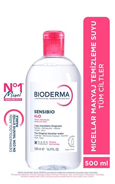 Bioderma Sensibio H2O 500 Ml- PUANLI- SKT: 06/2028