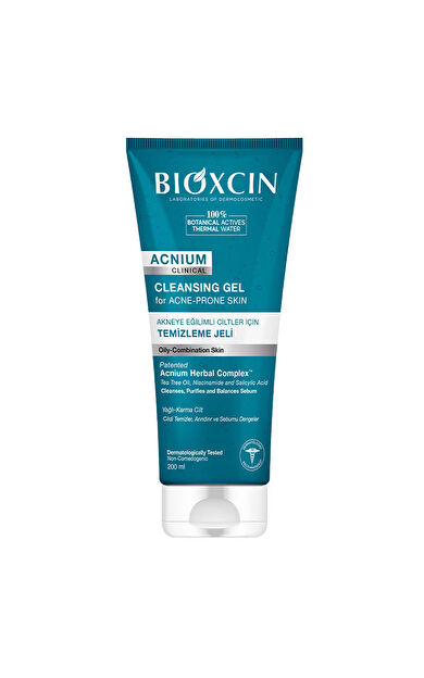 Bioxcin Acnium Akneye Eğilimli Ciltler İçin  Temizleme Jeli 200 ml