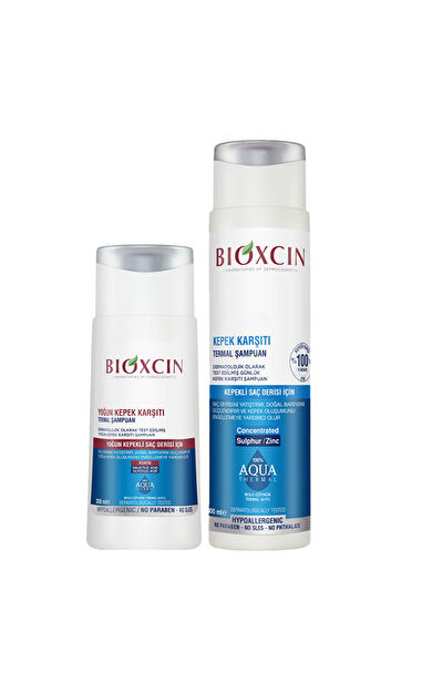 Bioxcin Aqua Thermal Kepek Karşı Etkili Şampuan Seti 200 ml + 300 ml