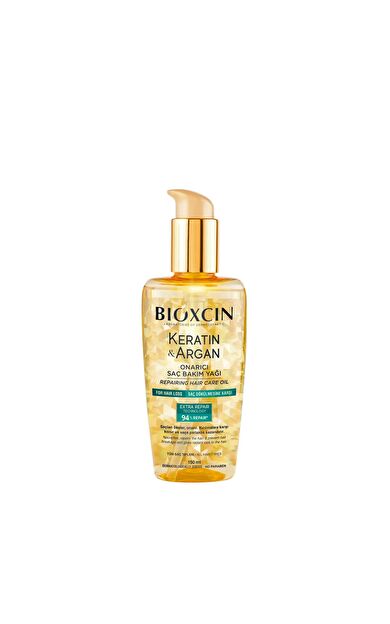 Bioxcin Keratin & Argan Onarıcı Saç Bakım Yağı 150 Ml - Yıpranmış Ve Hasar Görmüş Saçlar