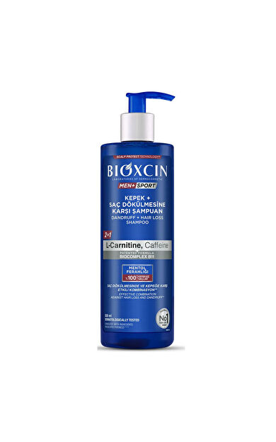 Bioxcin Men Sport Kepe ve Saç Dökülmesine Karşı Şampuan 500 ml