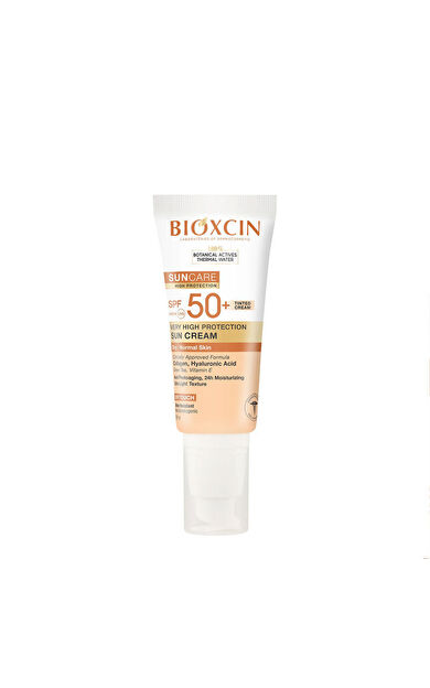 Bioxcin Sun Care Kuru Ciltler için Güneş Kremi SPF 50+ 50 ml - Renkli