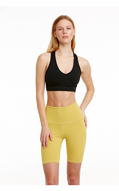 BIRDIEJAY BIRDIEFLEX - OH SO SUMMER BIKER SHORTS SARI BİSİKLETÇİ ŞORTU