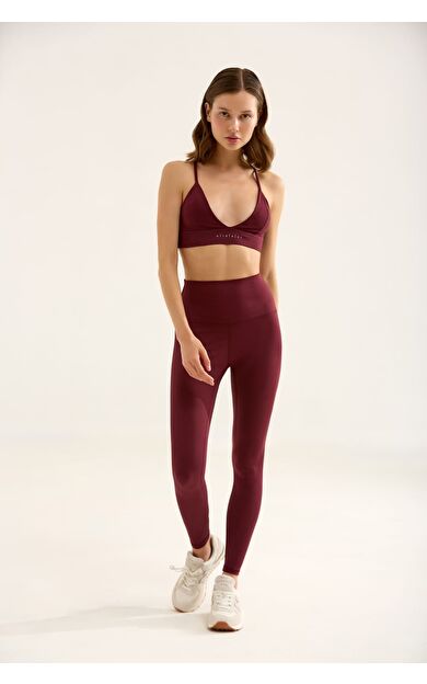 BIRDIEJAY BIRDIESMOOTH - LEGGINGS OF A LIFETIME BORDO YOGA VE SPOR TAYTI