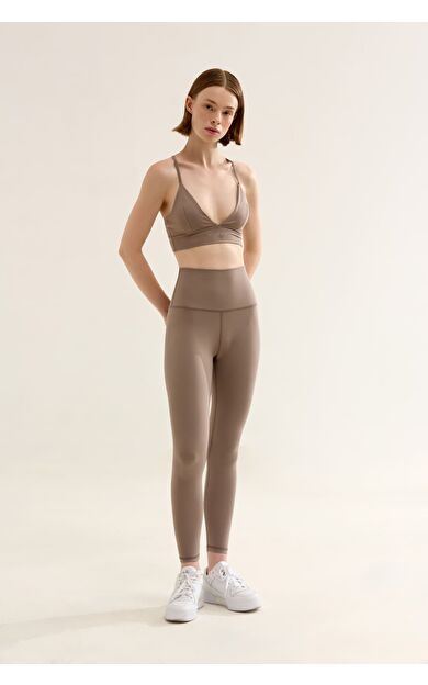 BIRDIEJAY BIRDIESMOOTH - LEGGINGS OF A LIFETIME KUM RENGİ YOGA VE SPOR TAYTI