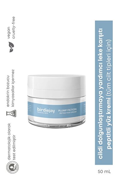 BIRDIEJAY PLUMP FICTION PEPTİTLİ YÜZ KREMİ