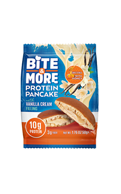 BİTE&amp;MORE Protein Pancake Vanilya 50g
