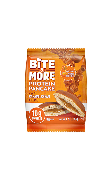 BİTE&amp;MORE Protein Pancake Karamel 50g