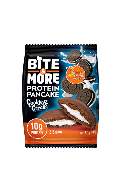 BİTE&amp;MORE Protein Pancake Kurabiyeli 50g