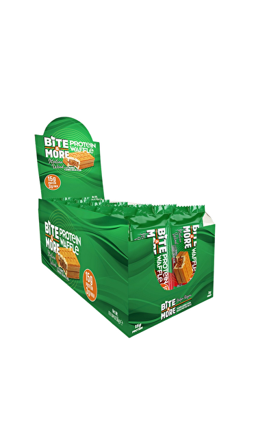 BITE&MORE Protein Waffle Tiramisu 55g x 12 Adet