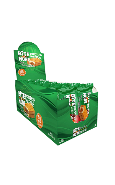 BITE&MORE Protein Waffle Tiramisu 55g x 12 Adet