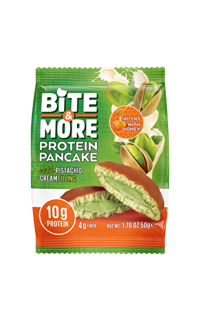 BİTE&MORE Proteinli Pankek Antep Fıstıklı 50g