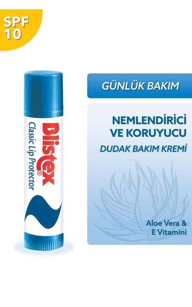 Classic - SPF 10 Nemlendirici ve Koruyucu Dudak Bakım Kremi