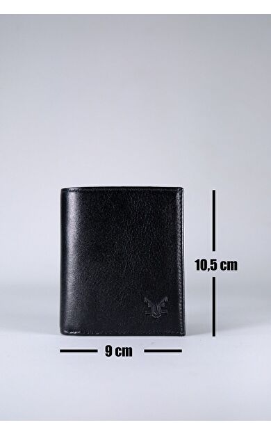 Boleine Erkek Deri Cüzdan Pontos BL2004 Siyah