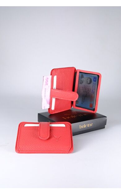 Boleine Unisex Deri Kartlık Ares BL2003 Guti gül kurusu