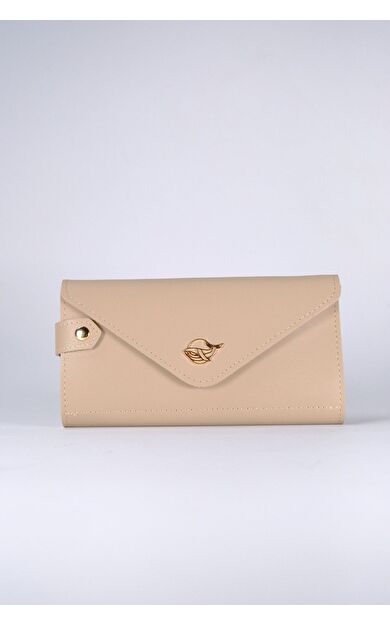 Boleine Kadın Büyük Boy Cüzdan Maria BL2002 Bej