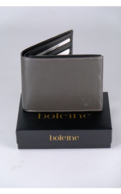 Boleine Erkek Deri Cüzdan Uranos BL2005 Gri