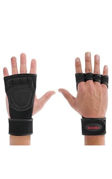 Boodun Profesyonel Fitness Eldiveni Siyah