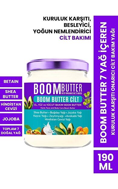 7 Yağ Içeren Kuruluk Karşıtı Onarıcı Cilt Bakım Yağı 190 ml