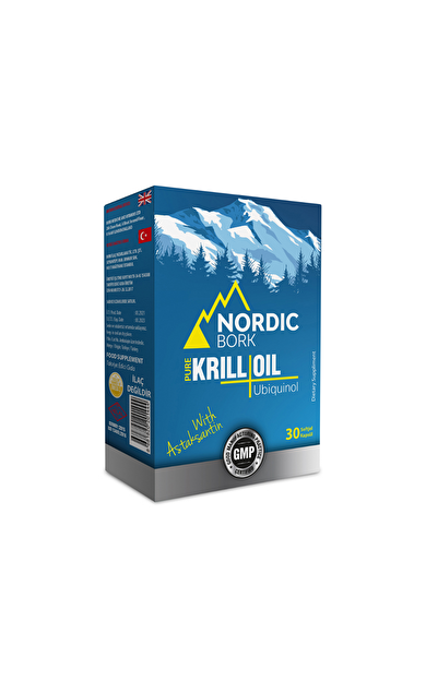 NORDİC BORK Krill Oil + Q10 30 Softjel
