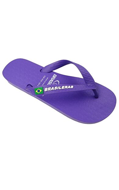 Brasileras Classic Çocuk Terlik Mor 27-34
