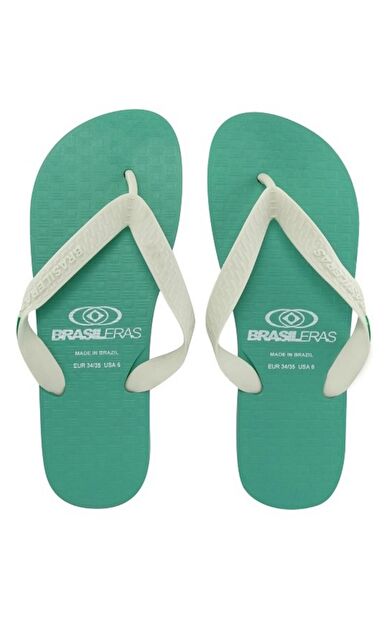 Brasileras Classic Combi Çocuk Terlik 27-34 CBCCB241427-34GRNWH