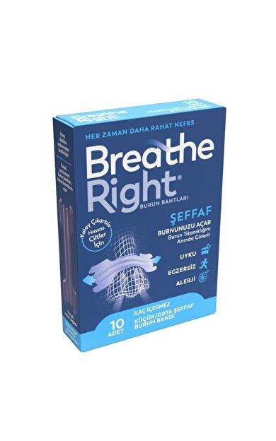 Breathe Right Şeffaf (Burun Bandı)