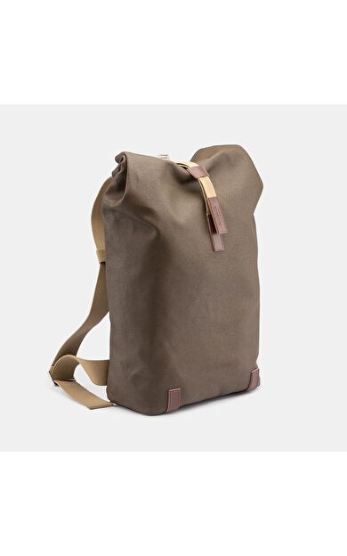 Brooks Pickwick Cotton Canvas Sırt Çantası Moss Kahverengi 26LT