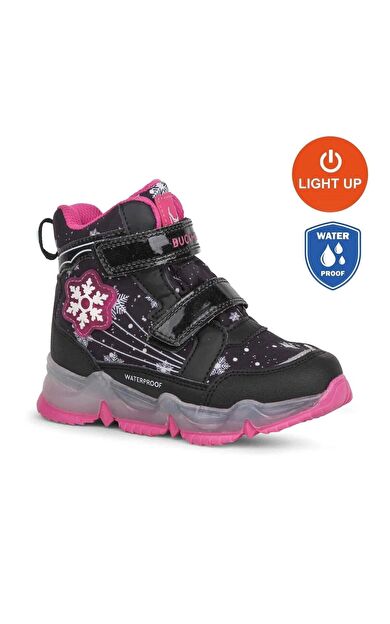 Buckhead BUCK3034-001 Snowy Kız Çocuk Işıklı Su Geçirmez Bot