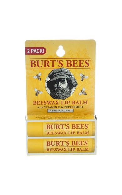 Burts Bees Beeswax Lip Balm 2li