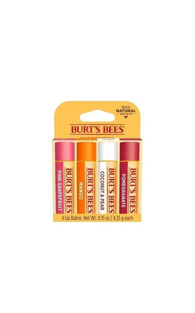 Burt's Bees Lip Balm Superfruit 4'lü Pack 4.25Gr