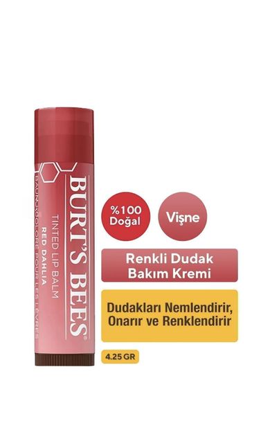 Burts Bees/Renkli Dudak/Vişne/TLB Red Dahlia