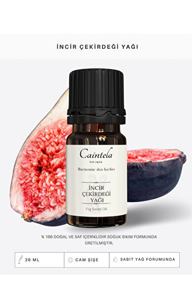 caintela İncir Çekirdeği Yağı - Fig Seed Oil