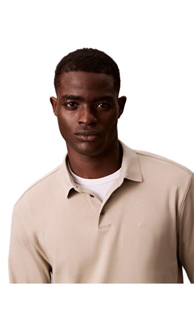 Calvin Klein LV040EM909 Ls Supima Cotton Solid Erkek Polo Tişört