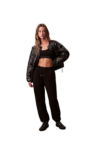 Calvin Klein LV044D205 Premium Terry Emblem Relaxed Jog Kadın Eşofman Altı