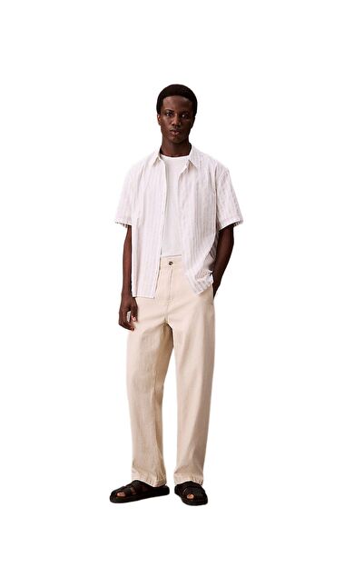 Calvin Klein LV04LB275G Ss Supima Chest Embeck Erkek Gömlek