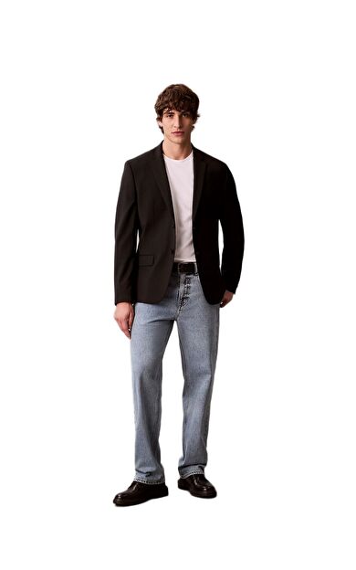 Calvin Klein LV04LD227G Ls Supima Interlock Solide Erkek Tişört