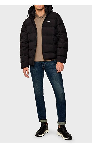 Calvin Klein LV04LD517 Ls Quilted Bonded Channel Hd Erkek Mont