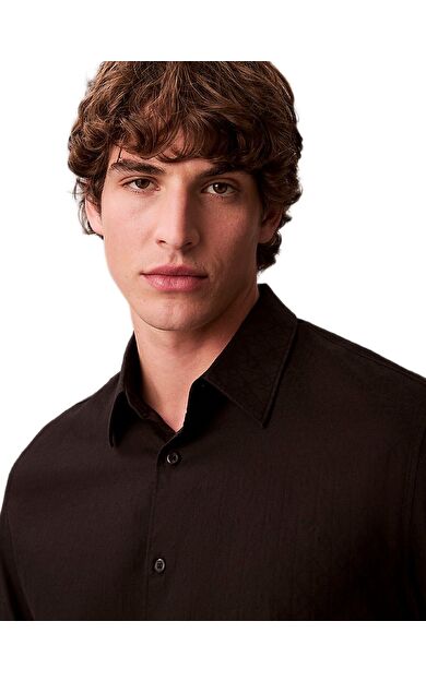 Calvin Klein LV04LE111G Ls Aop Jacquard Easy Erkek Gömlek