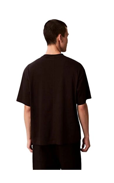 Calvin Klein LV04LE200G Ss Rlxd Premium Interlock Emblem Erkek Tişört