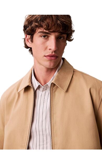 Calvin Klein LV04LE419G Ls Cotton Dobby Blouson Erkek Ceket