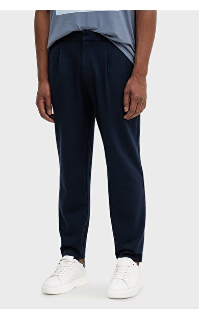 Calvin Klein LV04LE613G Slim Tapered Knit Pleated Erkek Pantolon