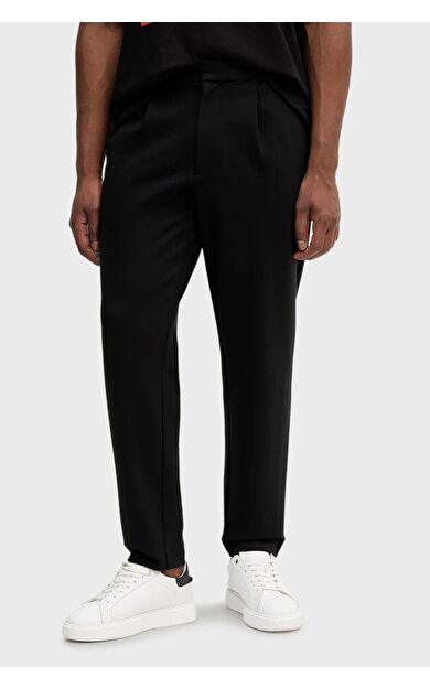 Calvin Klein LV04LE613G Slim Tapered Knit Pleated Erkek Pantolon
