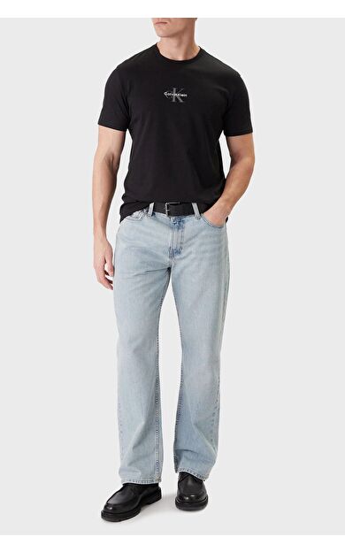 Calvin Klein LV04RB866G 30S Micro Monologo Graphic Erkek Tişört