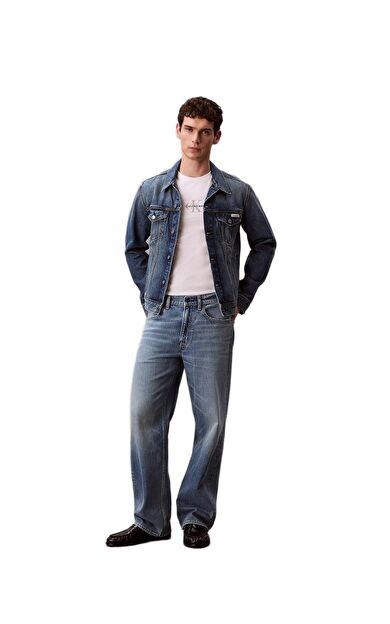 Calvin Klein LV04RB866G 30S Micro Monologo Graphic Erkek Tişört