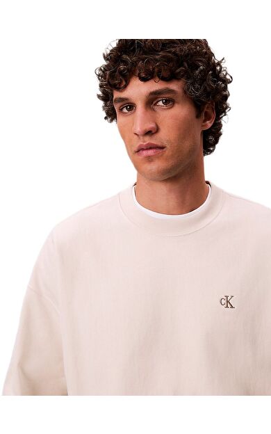 Calvin Klein LV04RC277 Premium Terry Monogram Cn Erkek Sweatshirt